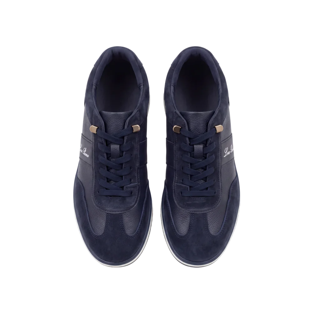 Loro Piana Leather/Suede Shoes — Tünd göy