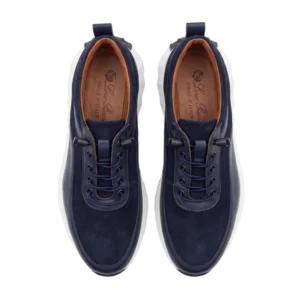 Loro Piana Suede/Leather Shoes — Tünd göy