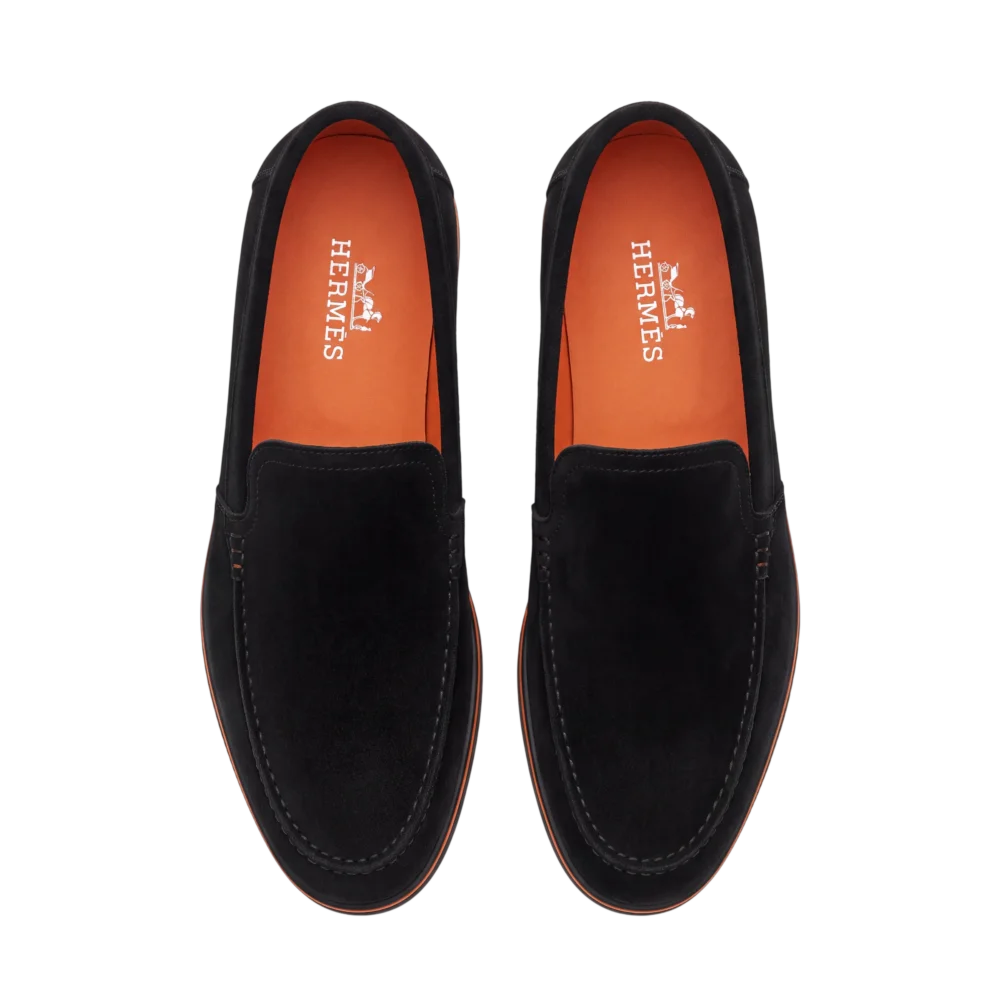 Hermès Suede Loafers — Qara