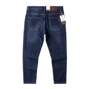 Brunello Cucinelli Cotton Jeans — Tünd göy