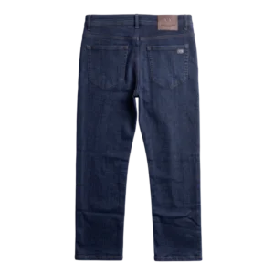 Armani Exchange Cotton Jeans — Tünd göy