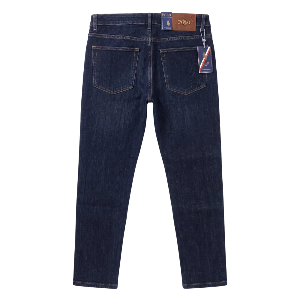 Ralph Lauren Cotton Jeans — Tünd göy