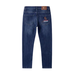 Hermès Cotton Jeans — Açıq göy