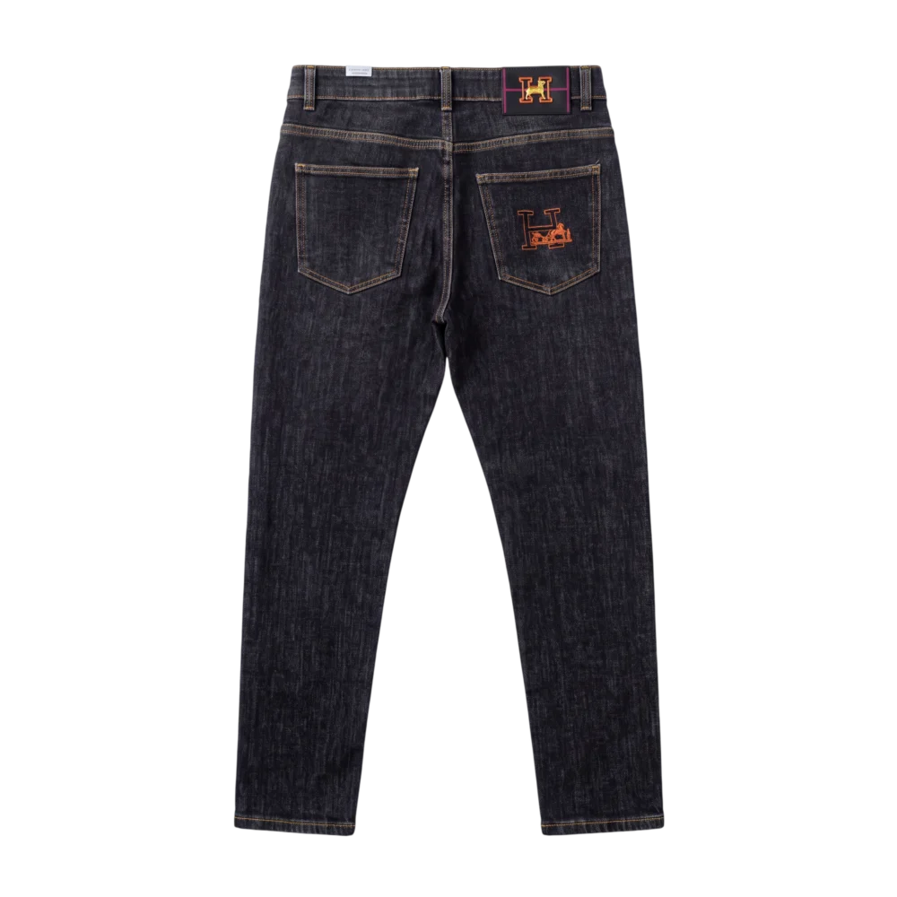 Hermès Cotton Jeans — Tünd boz