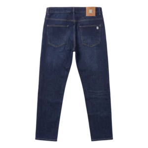 Brunello Cucinelli Cotton Jeans — Tünd göy