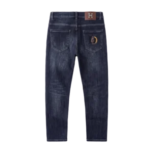 Hermès Cotton Jeans — Tünd göy
