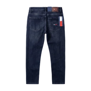 Tommy Hilfiger Cotton Jeans — Tünd göy
