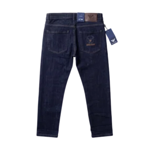 Emporio Armani Cotton Jeans — Tünd göy