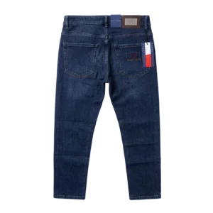 Tommy Hilfiger Cotton Jeans — Tünd göy