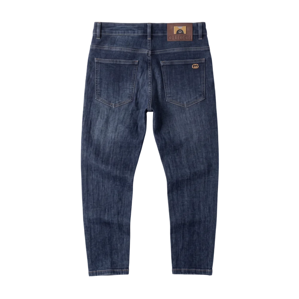 Gucci Cotton Jeans — Göy