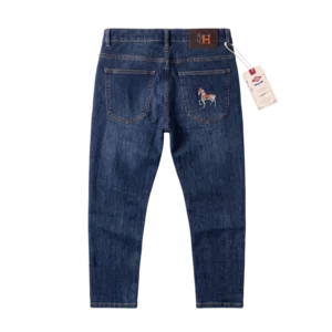 Hermès Cotton Jeans — Göy