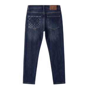 Louis Vuitton Cotton Jeans — Tünd göy