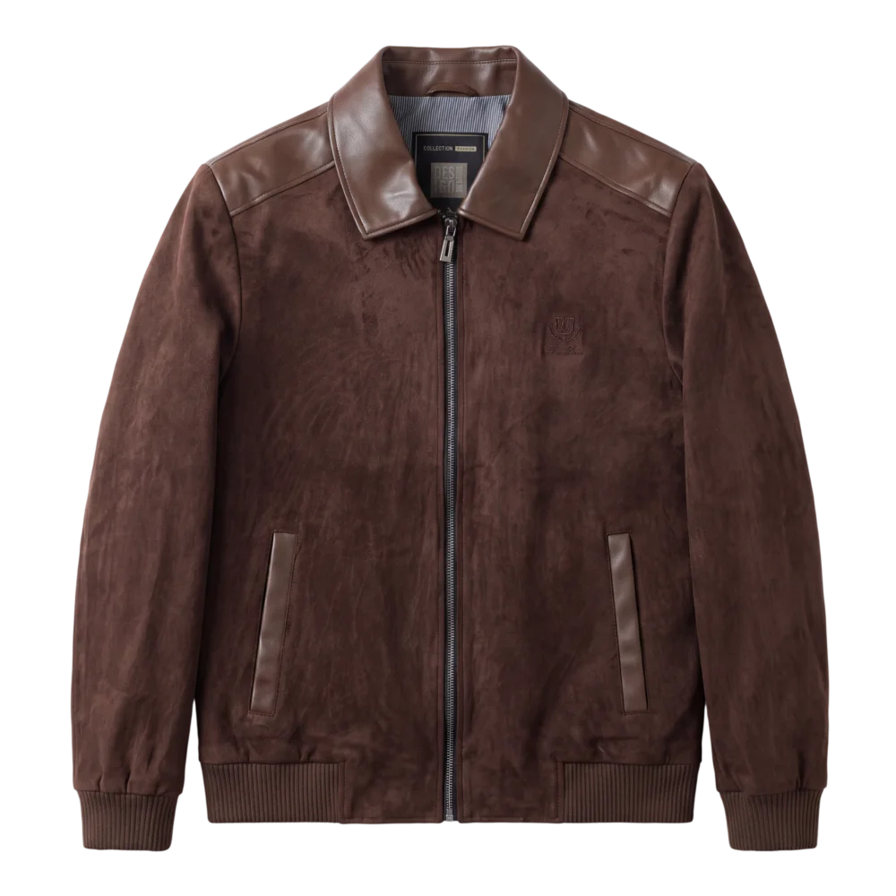 Loro Piana Suede Jacket — Qəhvəyi