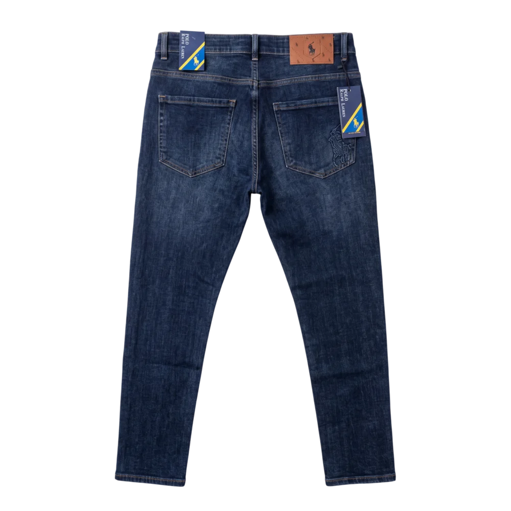 Ralph Lauren Cotton Jeans — Tünd göy