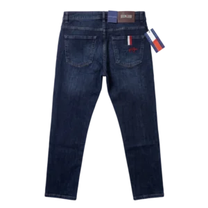 Tommy Hilfiger Cotton Jeans — Tünd göy
