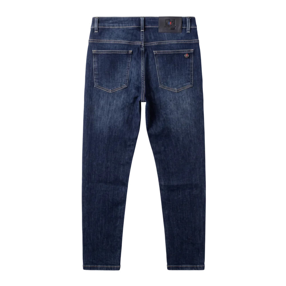 Loro Piana Cotton Jeans — Tünd göy