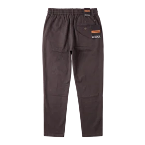 Zegna Cotton Pants — Tünd qəhvəyi