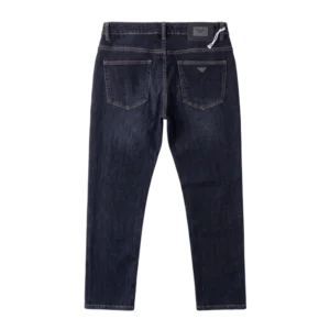 Emporio Armani Cotton Jeans — Tünd göy