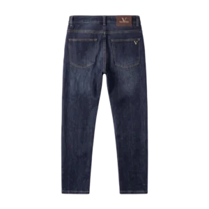 Valentino Cotton Jeans — Tünd göy