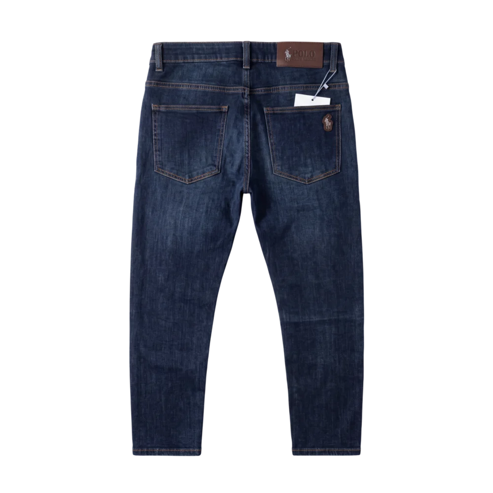 Ralph Lauren Cotton Jeans — Tünd göy