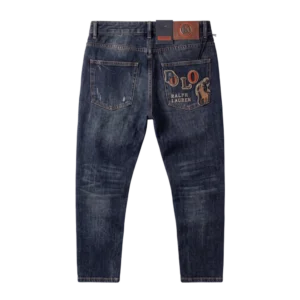 Ralph Lauren Cotton Jeans — Tünd göy
