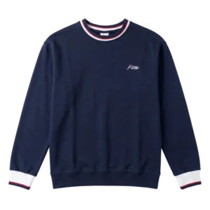 Kiton Cotton Sweater — Tünd göy