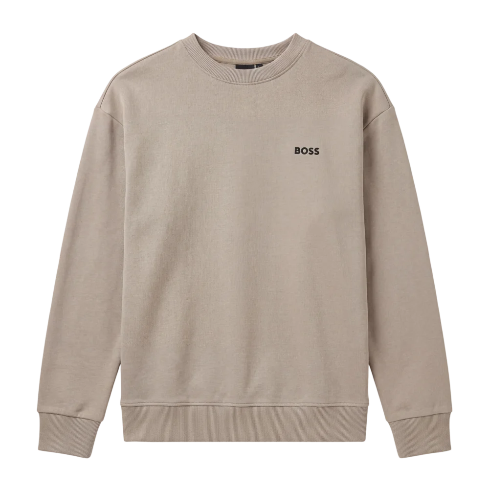 Hugo Boss Cotton Sweater — Bej
