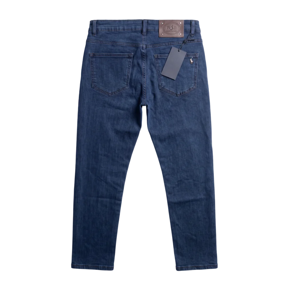 Ralph Lauren Cotton Jeans — Göy