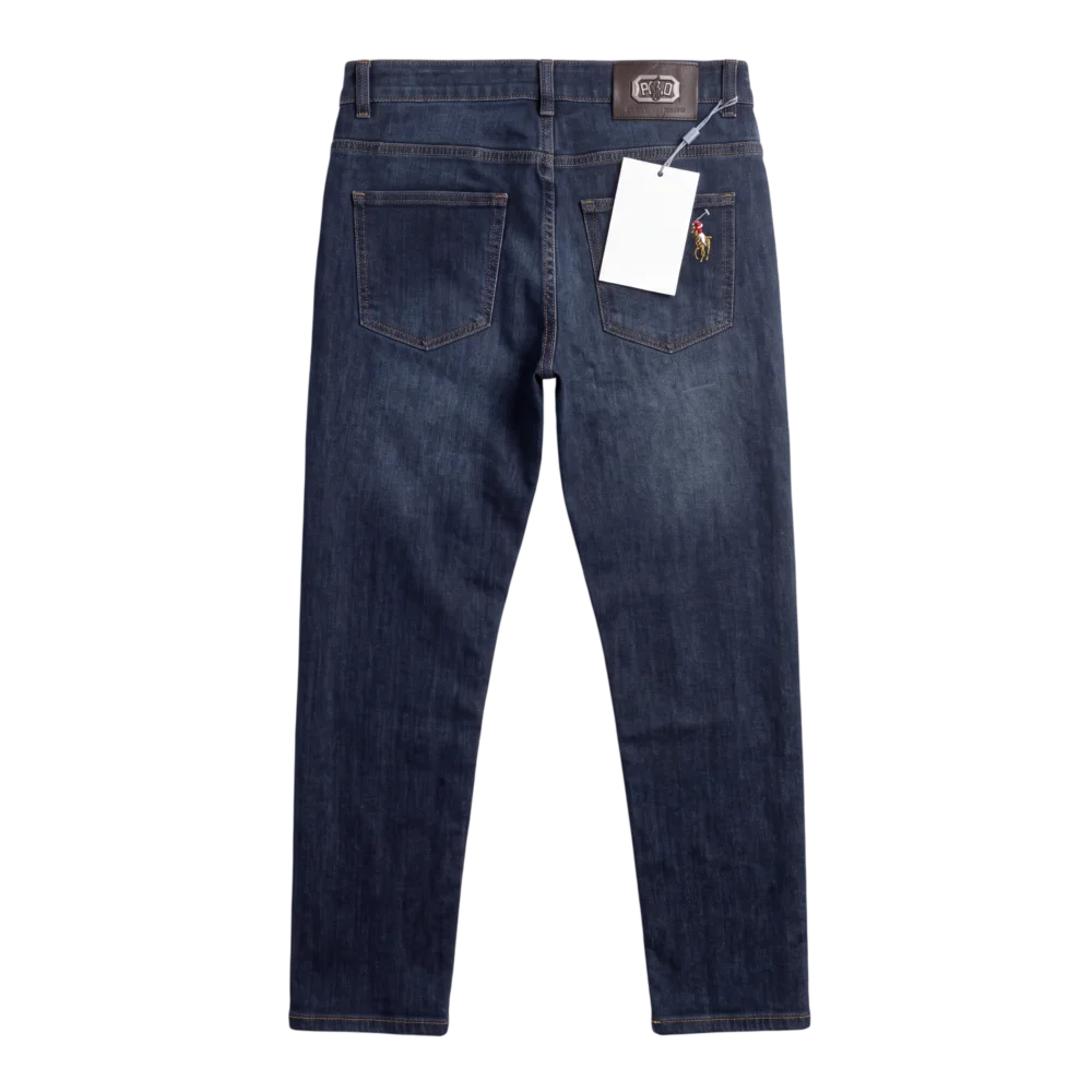 Ralph Lauren Cotton Jeans — Tünd göy