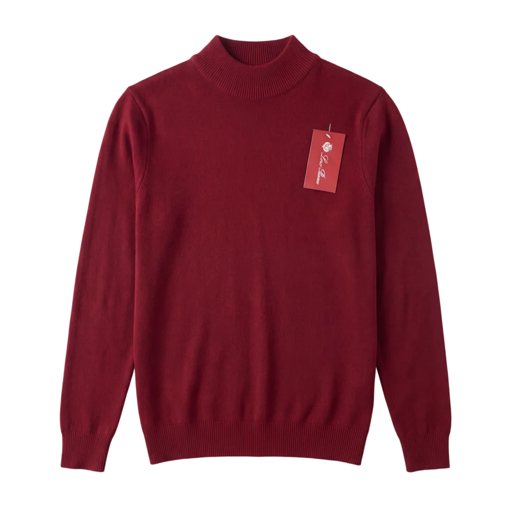 Loro Piana Cashmere Turtleneck Sweater — Qırmızı
