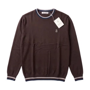 Brunello Cucinelli Cashmere Sweater — Qəhvəyi